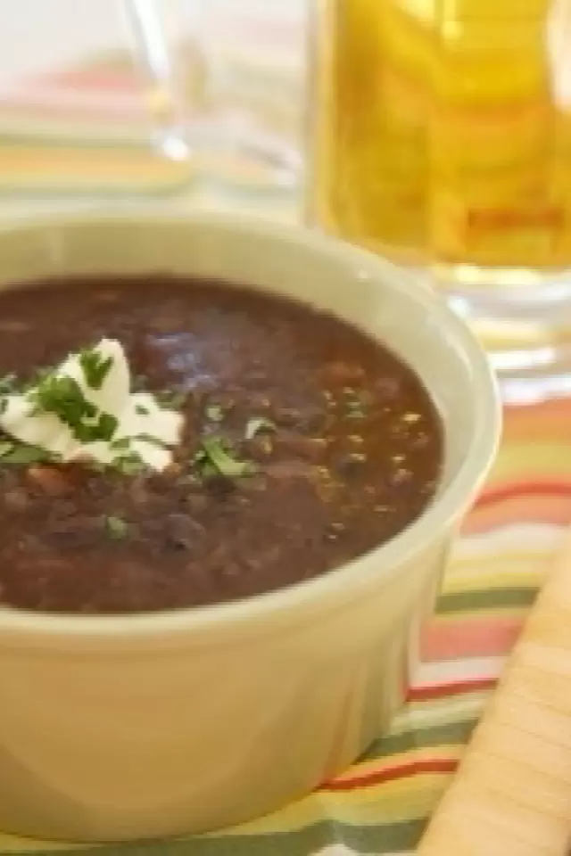 Sopa de Frijol Negro