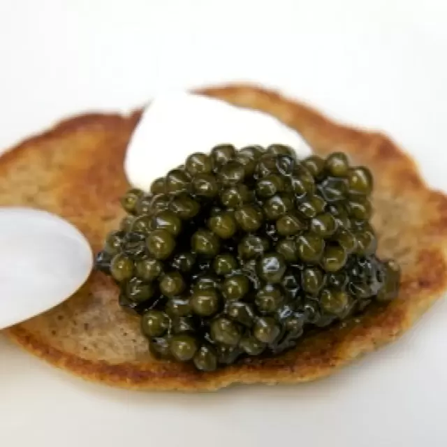 Blinis con Caviar