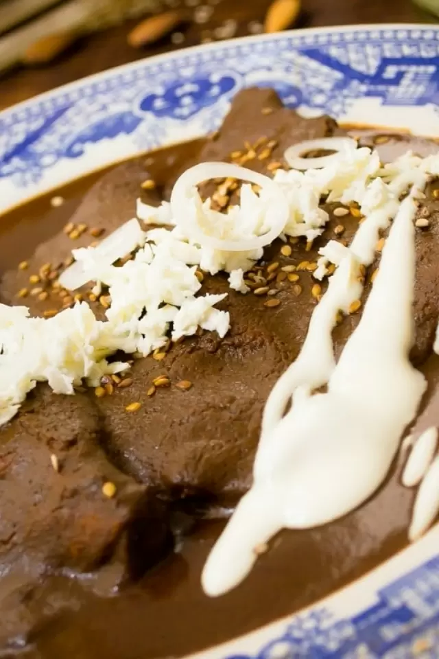 Enchiladas de Mole