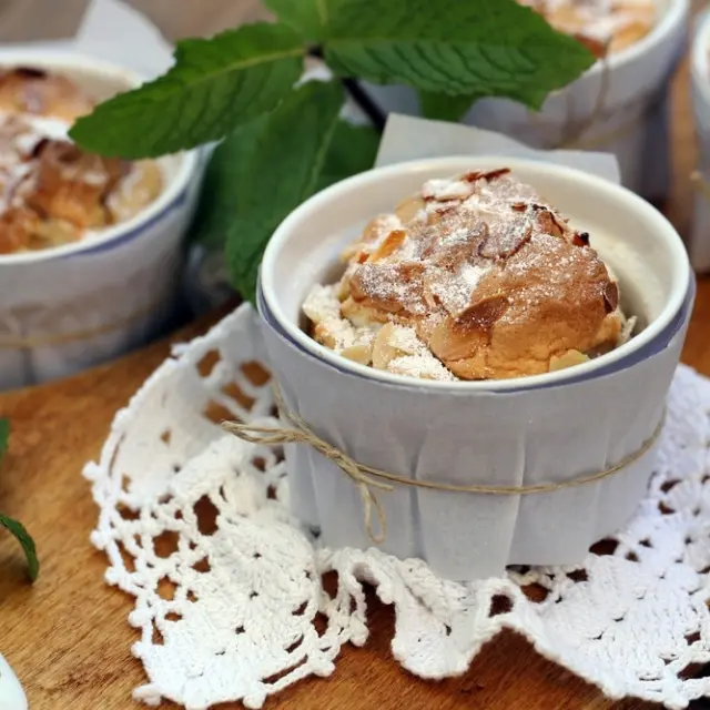 Soufflés de Banana Individuais
