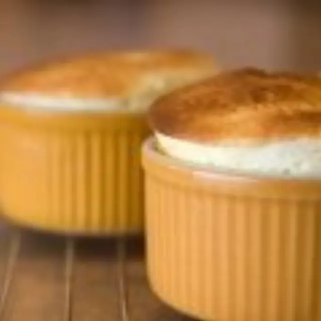 Goat Cheese and Walnut Souffle