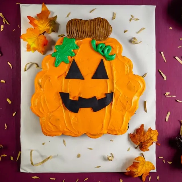 Pumpkin Cupcake Cake