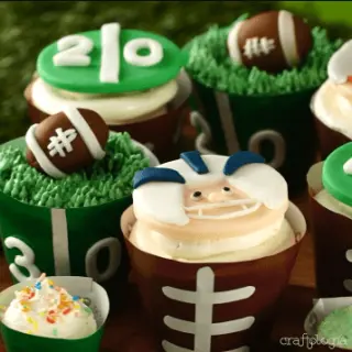 Cupcakes de Futbol Americano