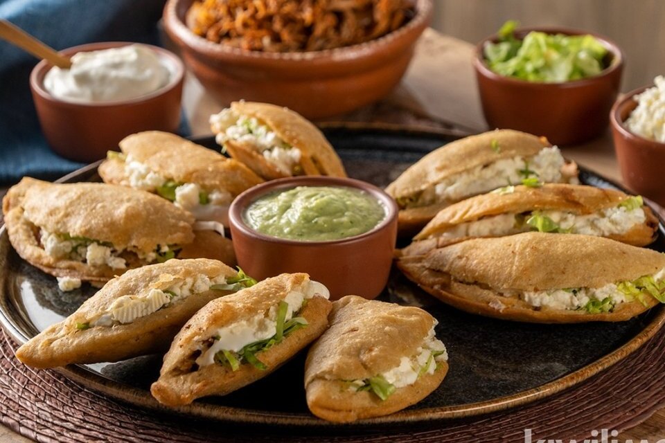 10 quesadillas fritas para una noche mexicana