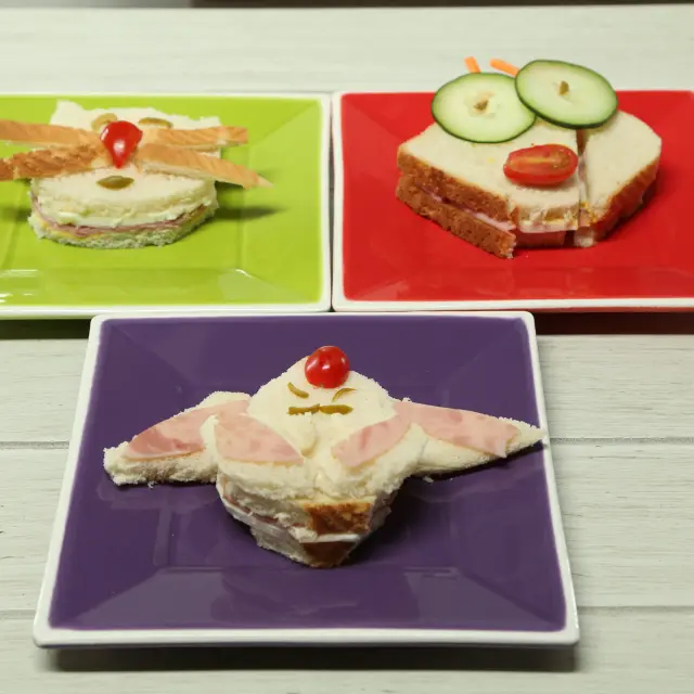 How to make figure sandwiches