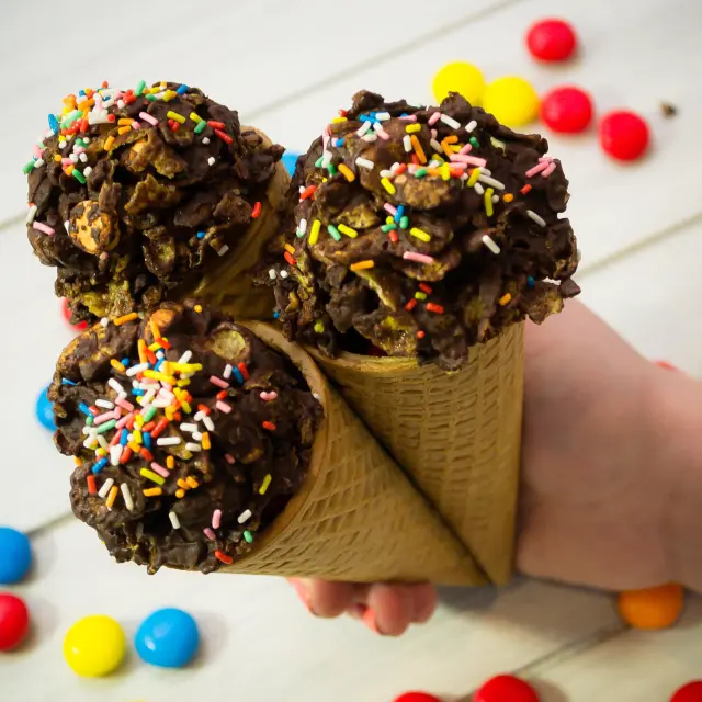 Surprise Ice Cream Cone with Swarm